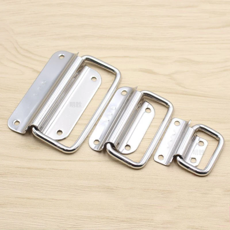 Mountable Metal Clipboard Clips Spring Loaded Surface Mount Handle with Rubber Feet Hardboard Clamps Bag Hardware Accessory