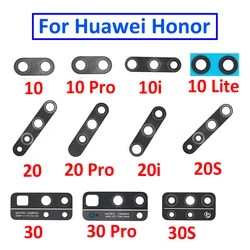 New Back Rear Camera Lens Glass For Huawei Honor X10  30S 20 20i 20S 10i 10 Pro 30 Lite P Smart 2019 Y7 Prime 2017