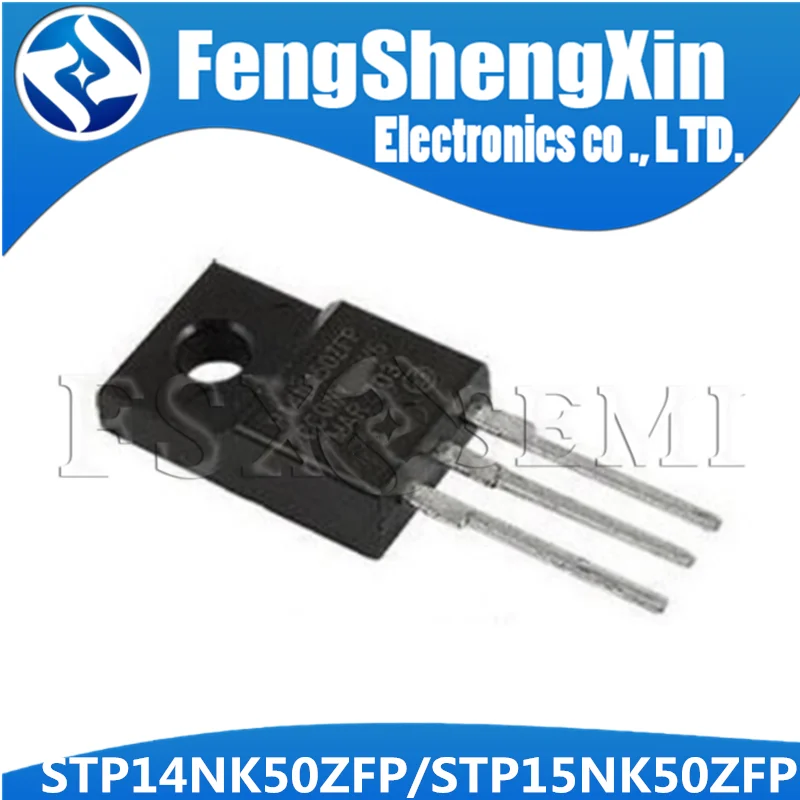 10pcs STP14NK50ZFP TO-220F P14NK50ZFP STP15NK50ZFP P15NK50ZFP TO220F  Power MOSFET transistor