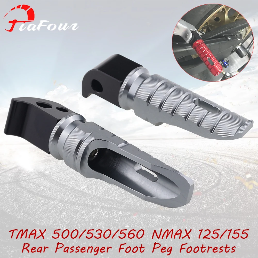 FIT For T-MAX 530 SX DX T-MAX 560 TMAX 500 NMAX 155 N-MAX 125 Footrests Footpegs Foot Rests Pegs Rear Pedals Set Parts