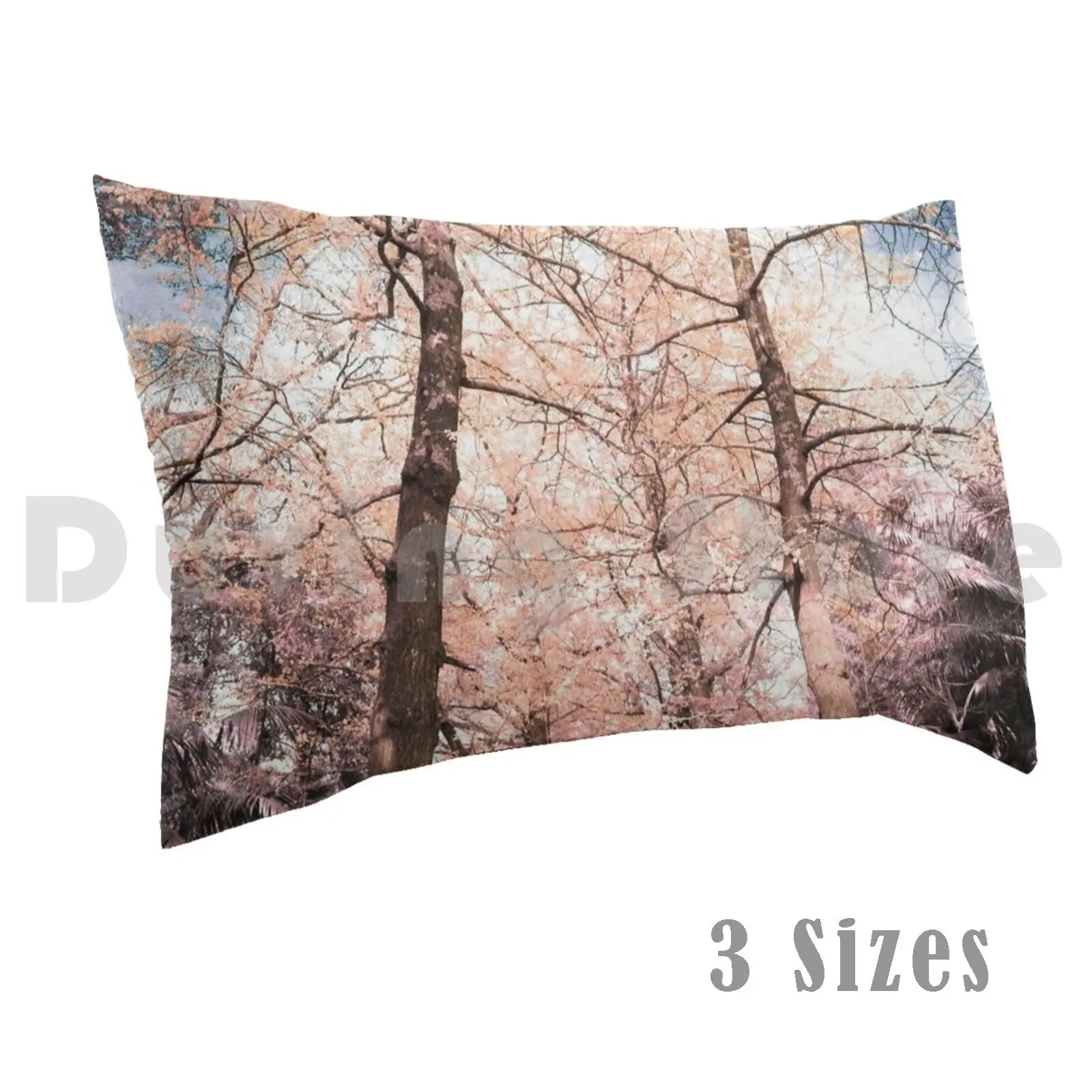 

Ginkgo Biloba Trees pillow Case 20 * 30 Inch Infrared Artsy Dreamy Fine Art Simulated Ginkgo Biloba Trees