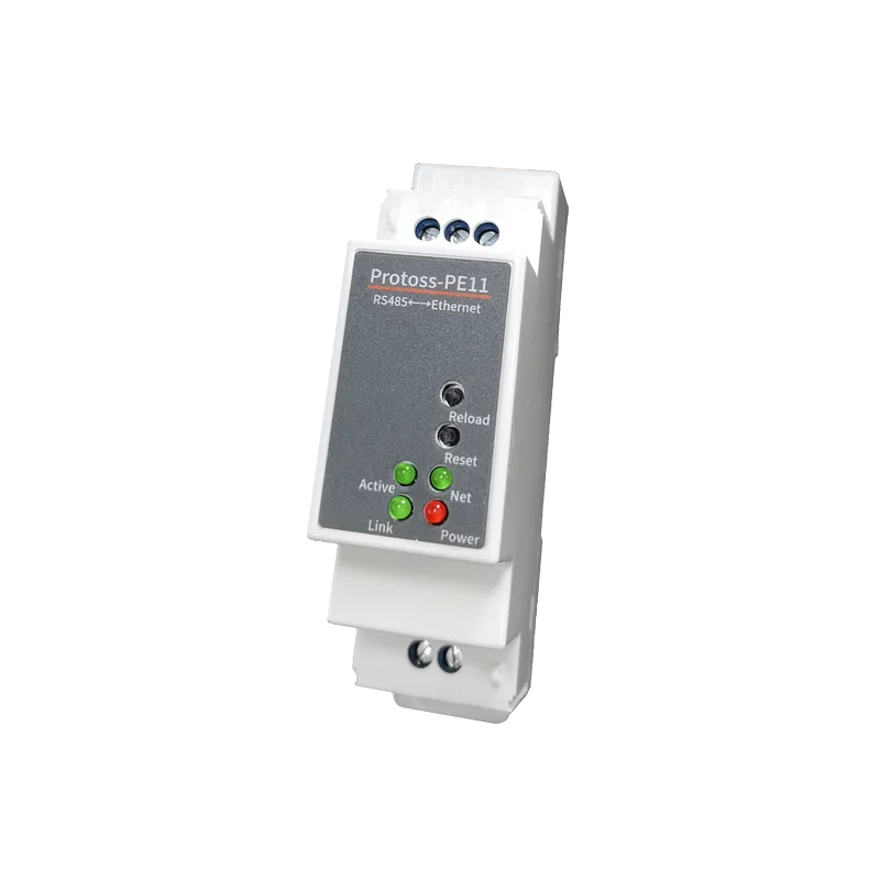 Servidor de dispositivo Industrial montable en Riel, puerto serie RS485 a wifi o rj45, convertidor Ethernet, compatible con Modbus TCP a RTU
