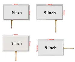 9/10.1 Inch Universal Resistance Digitizer Touch Screen Panel Glass For Car DVD GPS Navigation Multimedia Replacement Parts