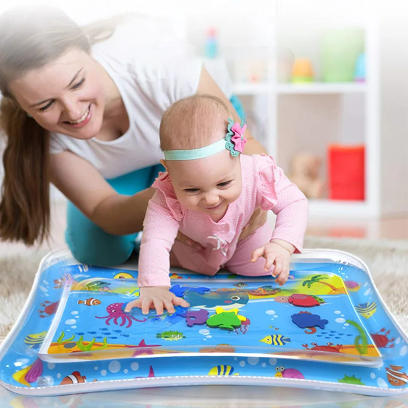 Baby Water Mat Inflatable Cushion Infant Toddler Water Play Mat for Children Early Education Developing Summer Toy Dropshipping