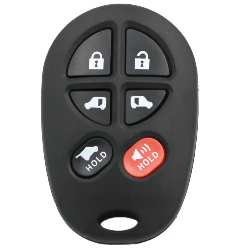 3/4/5/6 Buttons Remote Control Key Fob Shell for TOYOTA Highlander Sequoia Sienna Tacoma Tundra Avalon Solara GQ43VT20T