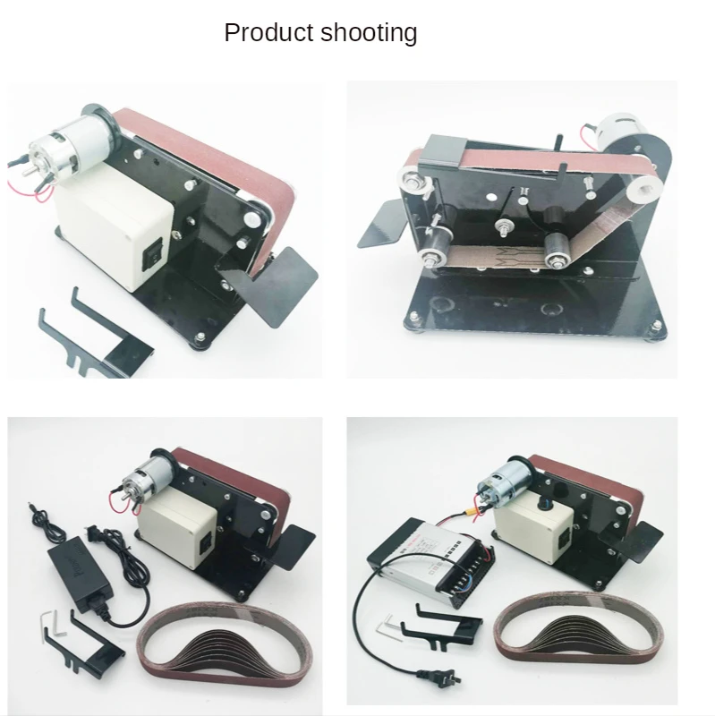 775 silnik 12-24V High Speed Diy polerowanie szlifierka wielofunkcyjna szlifierka elektryczny pas ścierny szlifierka szlifierka