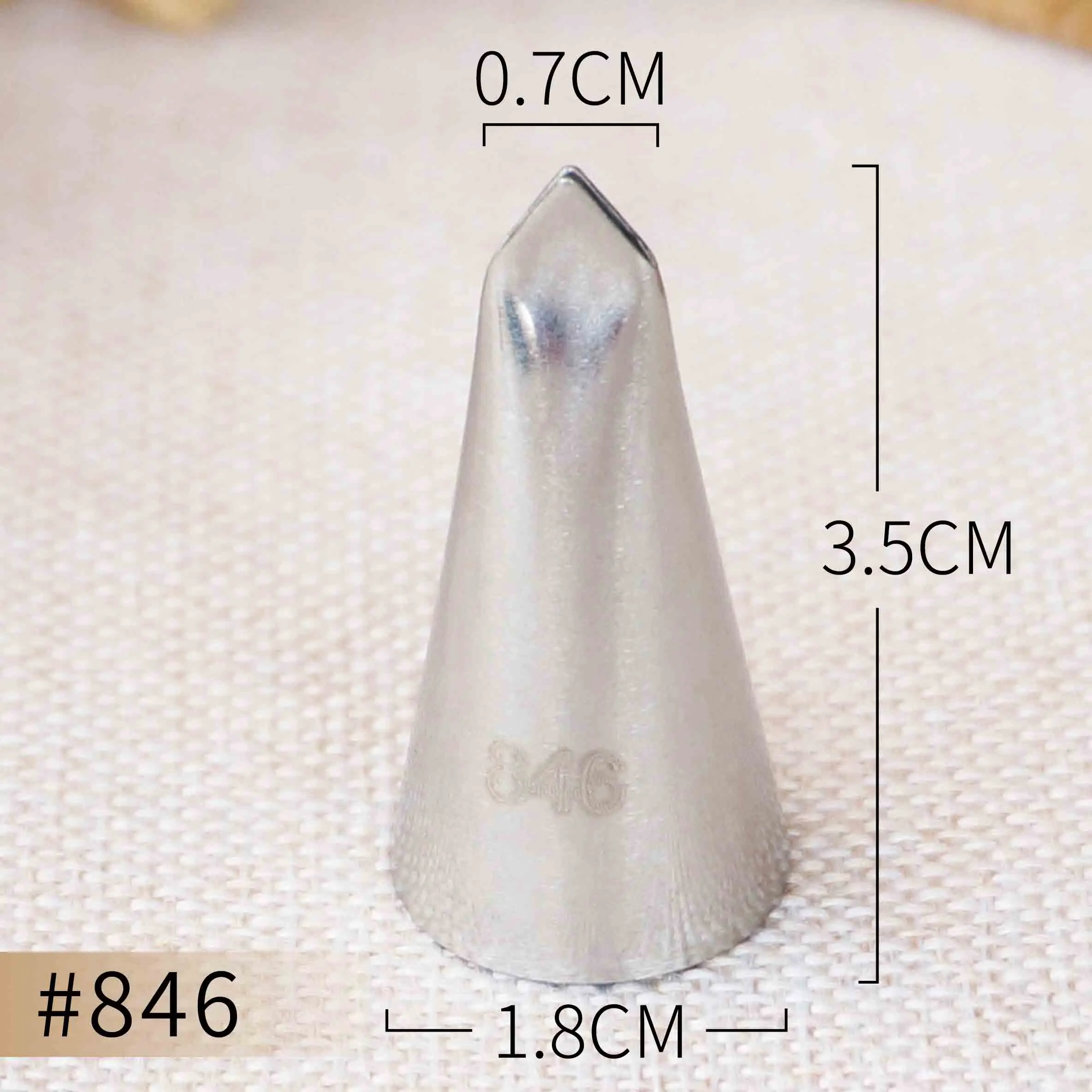 #846 Small Size Leaf Piping Nozzle Icing Tip Pastry Tip Cupcake Writing Tube Decorating Tip Baking & Pastry Tools Create Leaves