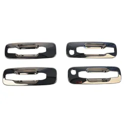 Car Exterior Door Plating Door Handle Decorative Sticker For Nissan X-TRAIL T30 2001 2002 2003 2004 2005 2006