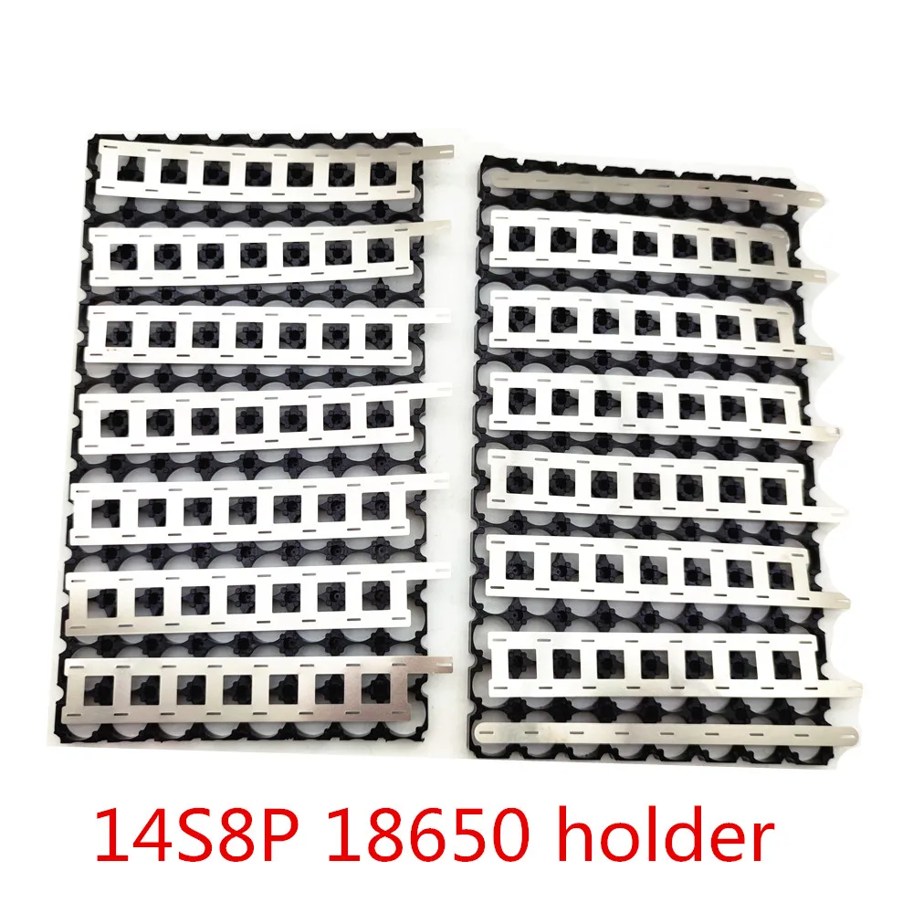 18650 uchwyt 13S5P 13S6P 13S8P 14S 8P stal niklowana arkusz 0.15mm dla 48V e-bike akumulator litowy DIY Dropshipping