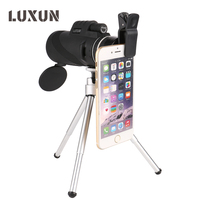 Powerful Monocular 40X60 High Magnification Portable HD Telescope for Hunting and Camping With Tripod Stand and Smartphone Holde