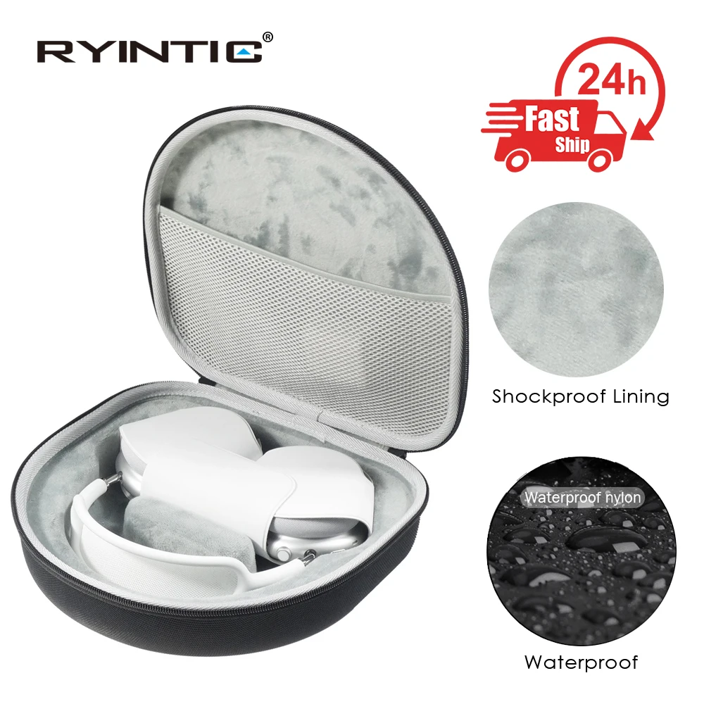 Portable Headphone Storage Case Bag For AirPods Max Shockproof Anti-fall Dustproof Travel Carrying Case Headset Cover Zipper Box