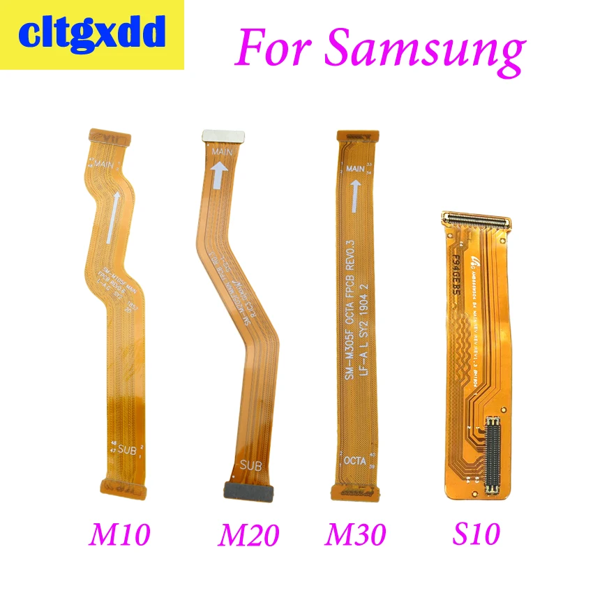 

cltgxdd 1pc For Samsung Galaxy M30 M305 M305F M20 M205 M205F M10 M105F Motherboard Main Board Connector LCD Display Flex Cable