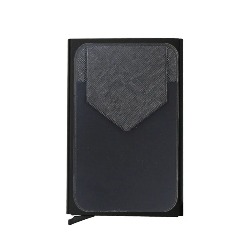 Anti-theft ID Credit Card Holder Porte Carte Thin Aluminium Metal Wallets Pocket Case Bank Women Men Credit Card Box