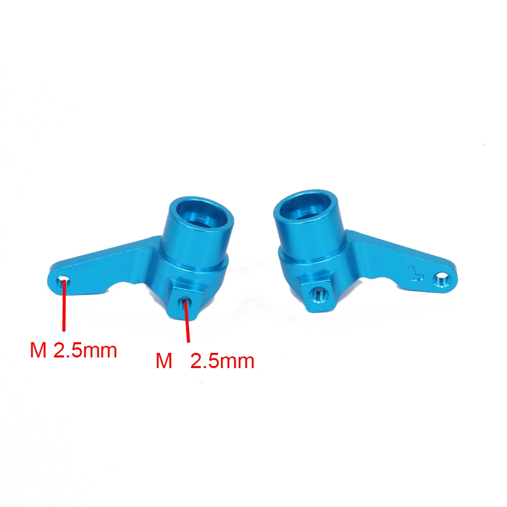 Aluminum 2PCS/set Steering Hub Carrier For Rc Hobby Model Car 1/10 Kyosho Optima 4Wd Steering Blocks Buggy Off-Road Hopup Parts