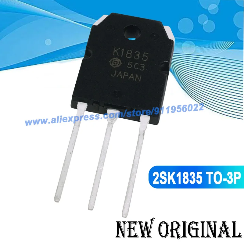 (5 Pieces) 3052V SI3052V TO-3P 5V 2A /  BCR30AM-8 TO-3P / GT50N324 2SK1835 K1835 1500V 10A TO-3P