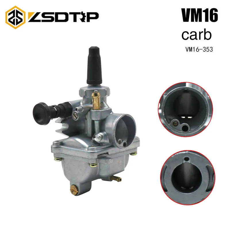 ZSDTRP M16 16mm Carburetor Carb For Aprilia MX RX RS For Beta RR For Derbi Senda for CPI SX for Generic Trigger For HM-Moto