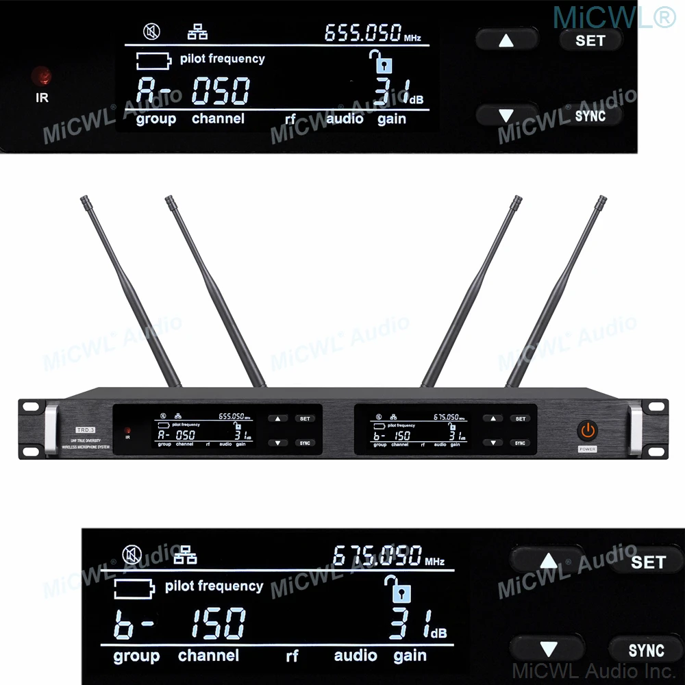 ULXD Digital Wireless Microphone System Black Beta87 2 Handheld True Diversity Microphones wide range of wireless transmission