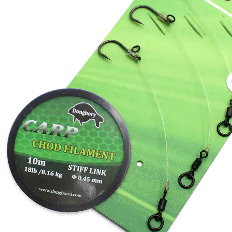 10m Trick Wire Link Hooklink Carp Tench Coarse Chod Stiff Fishing Line Tackle