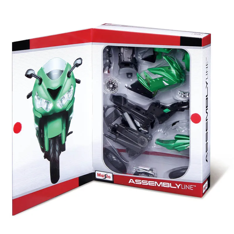 Maisto Marke neue 1:12 Kawasaki H2R Montieren DIY racing motorrad simulation legierung motorrad modell sammlung spielzeug auto geschenk