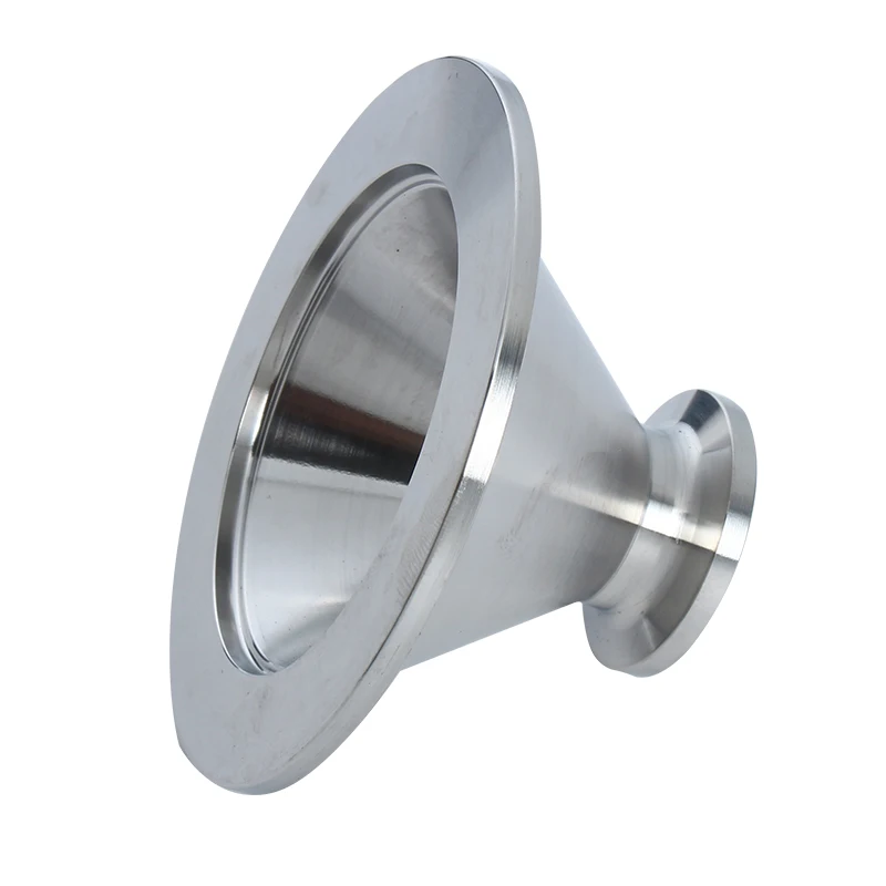 KF – adaptateur de mandrin à bride de tête en acier inoxydable 304, assemblage rapide, Joint réducteur, KF16 25 40 50