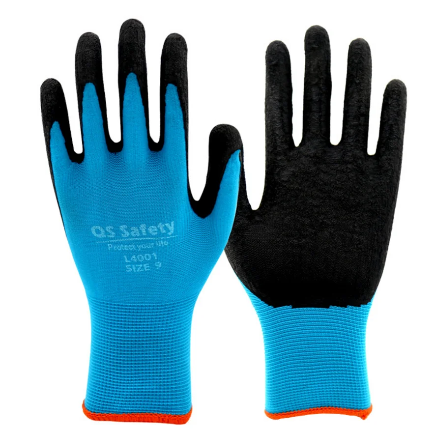 

Gardening working Gloves Therm With Anti-Slip Elastic Cuff Work Gloves For Pu Palm Coating Safety Glove Working Safety Gloves