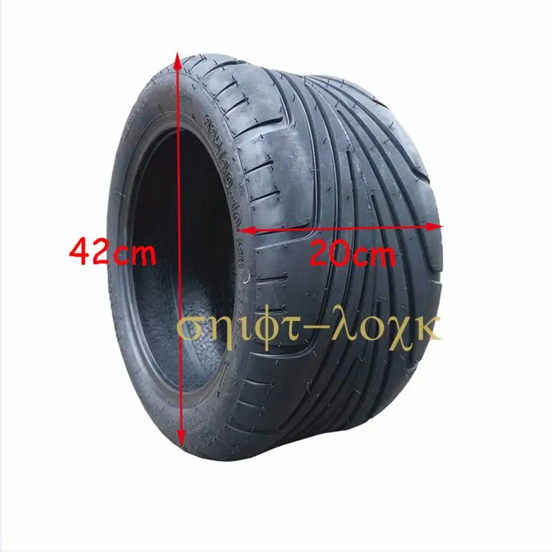 Original 225/40-10 225x40-10 Tubeless Tire Front With Wheel Hub For Citycoco Modified Accessories parts