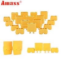 Amass XT90 Plug Male Female Battery Connectors 4.5mm Gold Plated Banana Plug For RC Lipo Car Airplane Drone Truck Toy