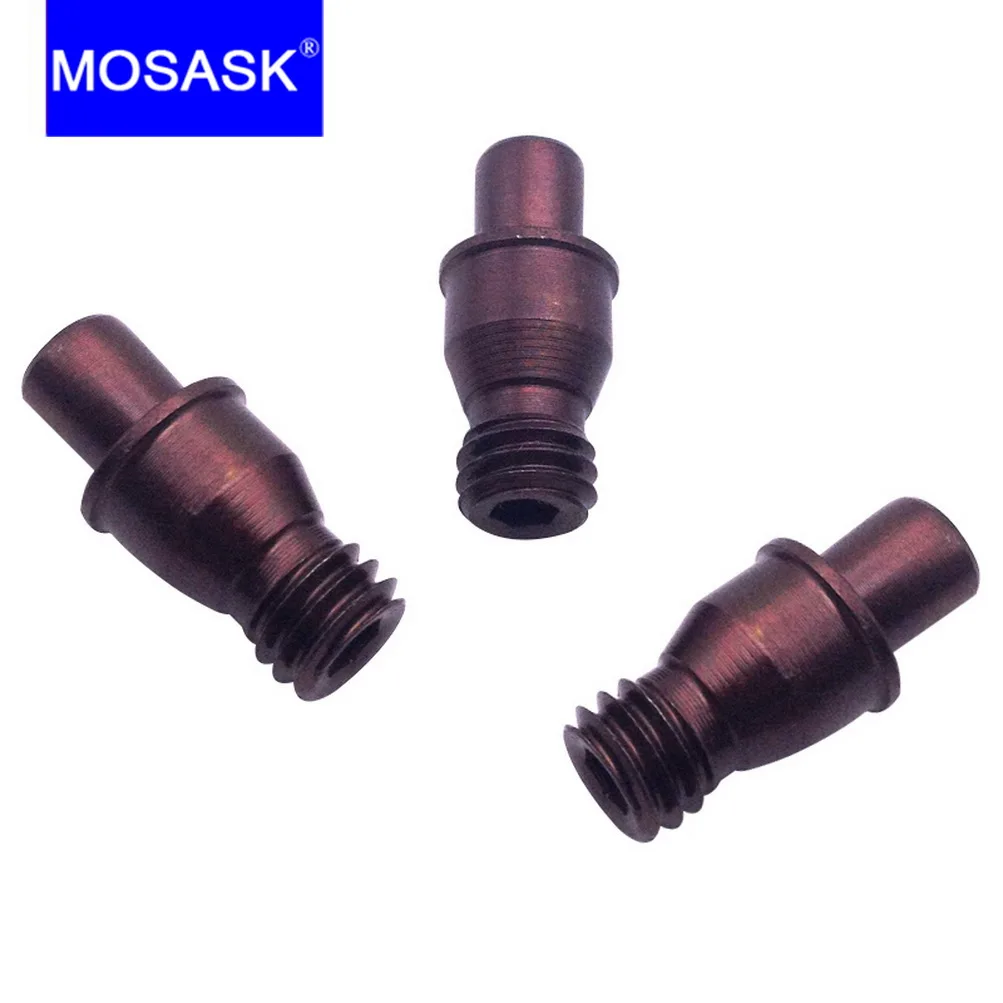 MOSASK 10 Uds abrazadera Pin tornillo de la placa de presión tipo Arbor torno de carburo de tungsteno de trabajo de Metal hoja de tornillo