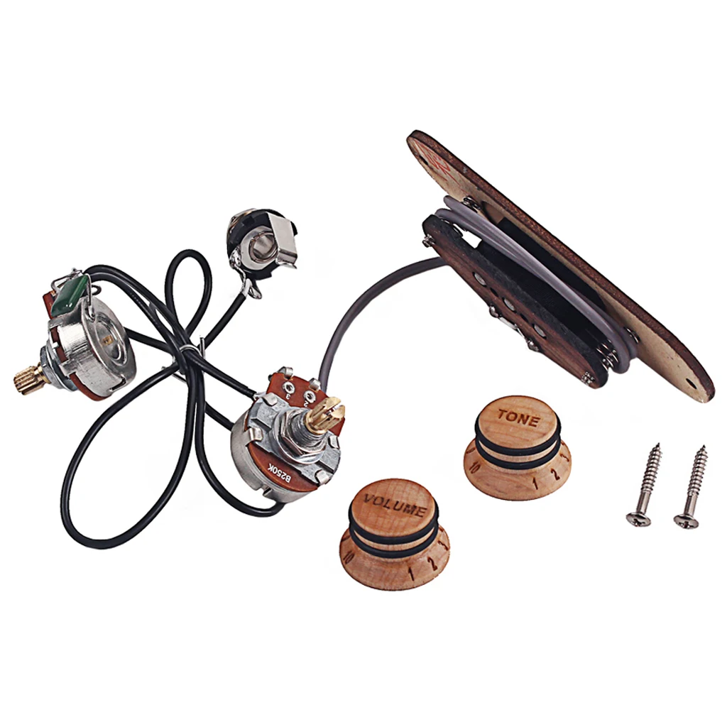 صندوق سيجار للجيتار ، 3 أوتار ، مضخم صوت ، مدخل ، كابل ، أجزاء أداة