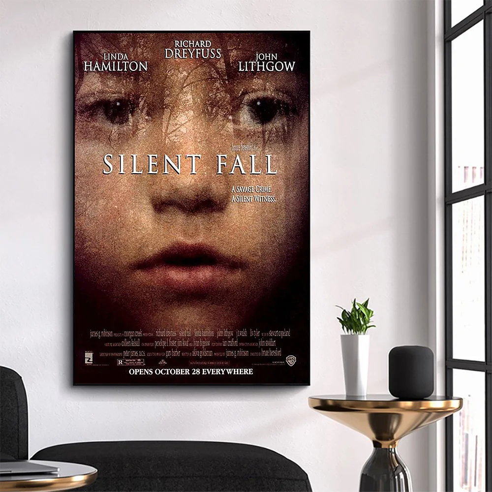 

WM3355 Silent Fall Classic Movie HD Silk Fabric Poster Art Decor Indoor Painting Gift