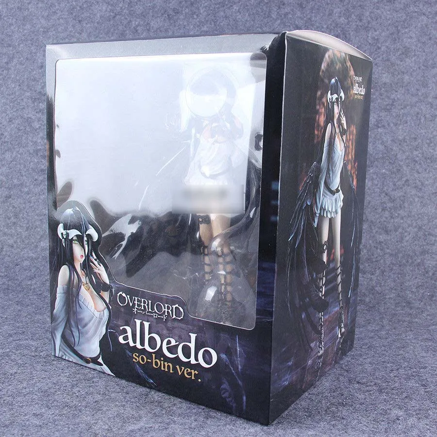 

27cm Overlord III Albedo Anime Figure Albedo so-bin Ver. PVC Action Figure Toys Overlord Statue Collection Model Doll Gift