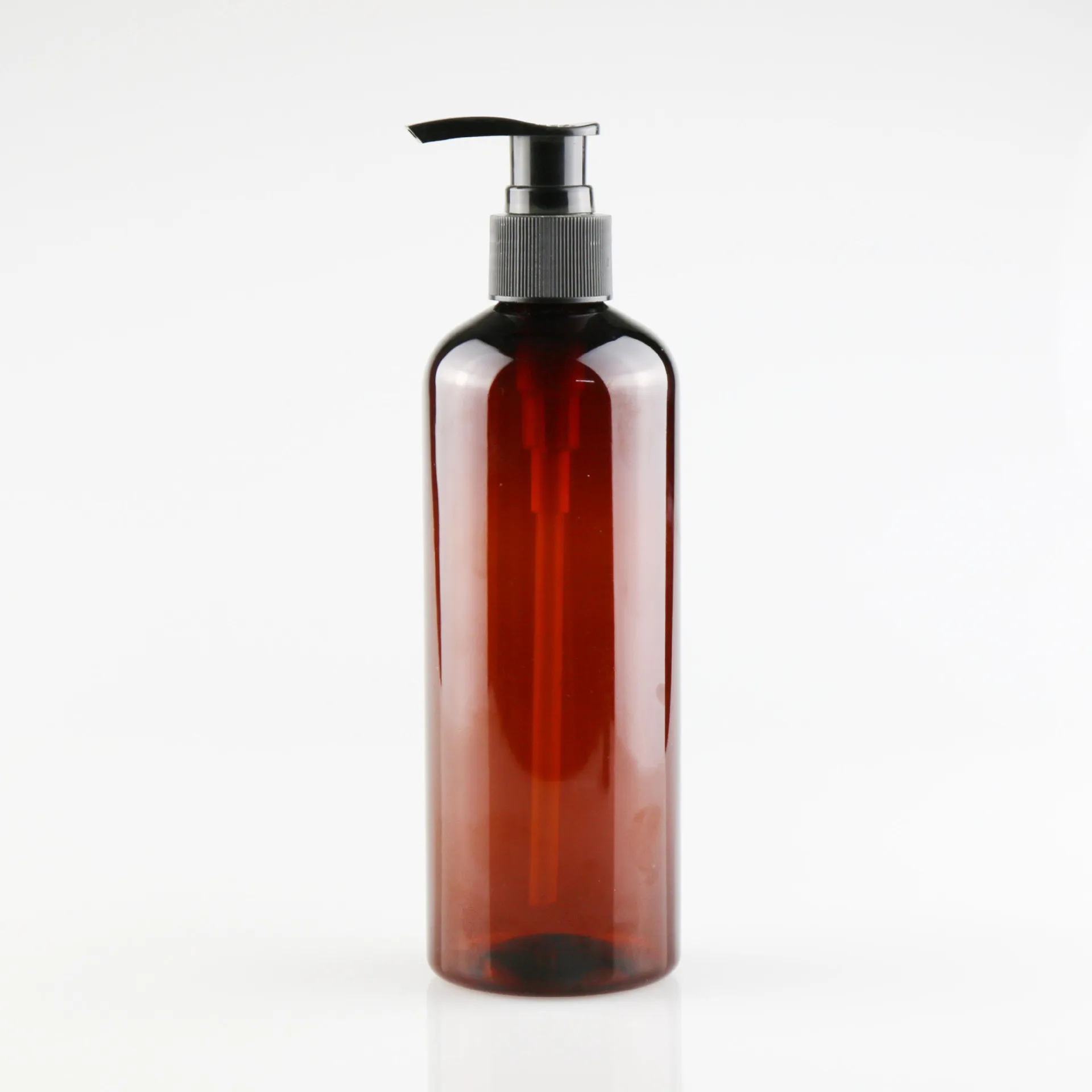 

5pcs 60ml Refillable brown&amber Squeeze plastic lotion bottle with pump sprayer PET Plastic Portable lotion Bottle