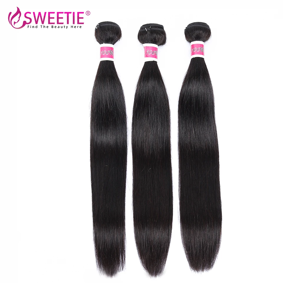 Wholesale 10A Brazilian Body Wave Straight Weft 3 4 Bundle Deal Deep Wave Kinky Curly Water Wave Virgin Human Hair Weave Bundles