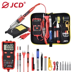 JCD 80W Digital Electric Soldering Iron Temperature Adjustable LCD display With multi-function multimeter Solder welding tools