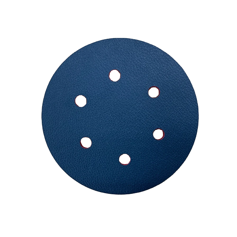 150mm 6 polegadas vermelho lixar almofada de polimento de lixamento eficiente velcro ou psa anexado
