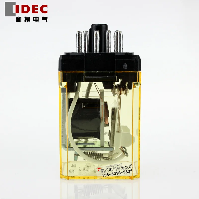 5 pieces Original authentic Japan IDEC intermediate relay RR3P-U AC220V 3 open 3 close 10A