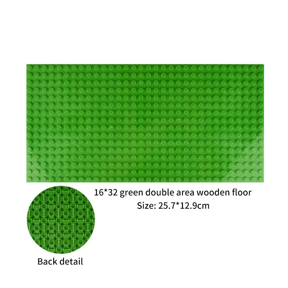 The New Double-sided Base Plate Diy Building Blocks Compatible with Classic Base Plates 16*32 Dots Toys for Children Kids Gift