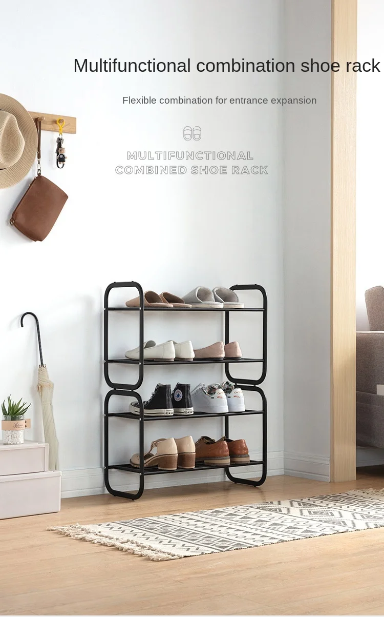 zq  Shoe Rack Home Indoor Beautiful Storage Fantastic Small Shoe Rack Simple Door Back Shoe Cabinet