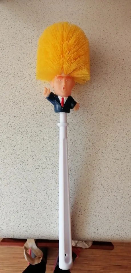 Toilet Brush Holders WC Borstel Donald Trump,Original Trump Toilet Brush, Make Toilet Great Again Commander In Crap