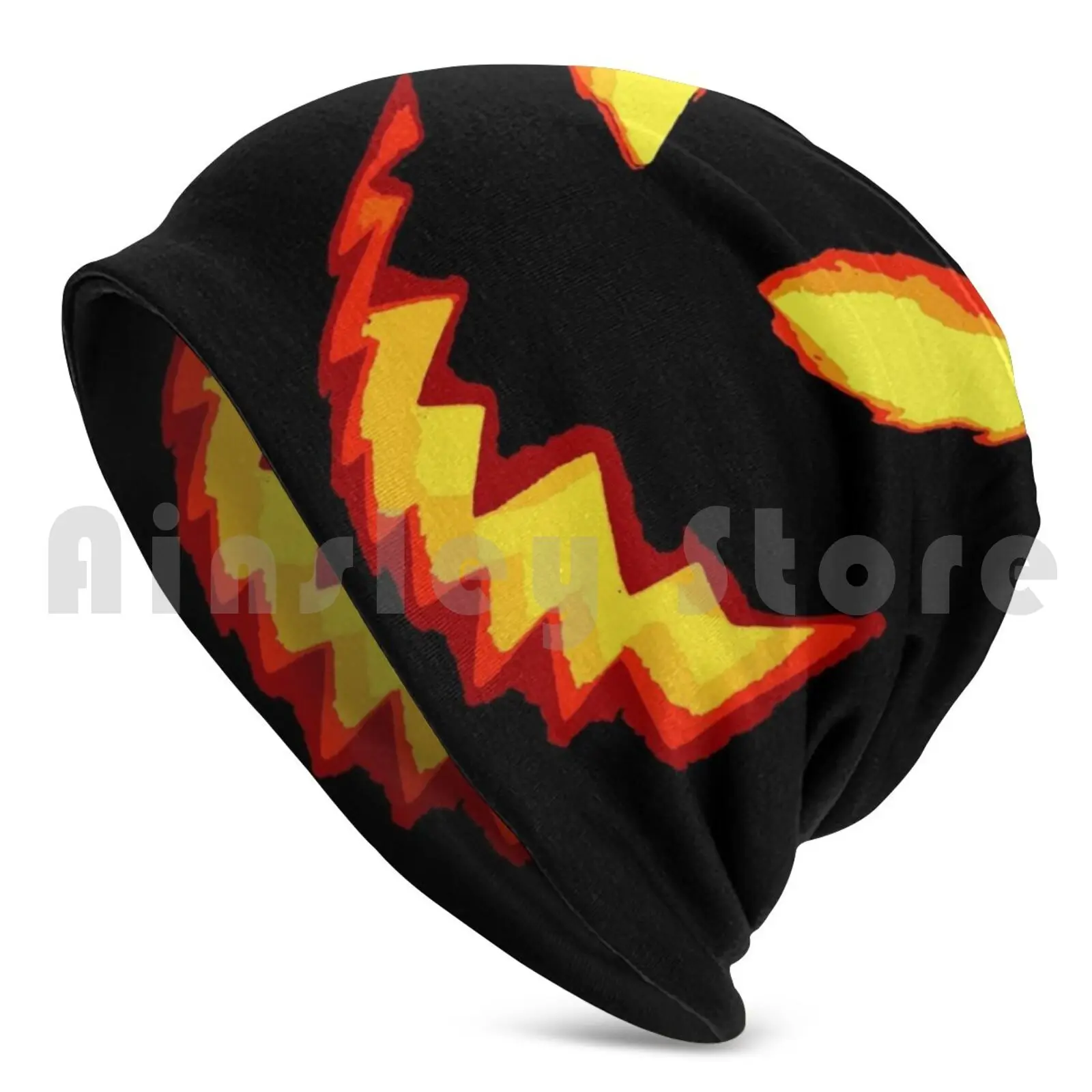 Halloween Scary Pumpkin Face Beanies Knit Hat Hip Hop Halloween Halloween Pumpkin Halloween Lover Halloween