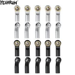 YEAHRUN Aluminum Alloy M3 Rod End Ball Head Connector Linkage Pull Rod Tie for 1/10 Axial SCX10 RC Model Car Toy Parts