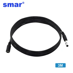 Smar 1pcs DC 전원 연장 케이블 CCTV 카메라 12 볼트 연장 코드에 대 한 5.5mm x 2.1mm 남성 플러그에 3 Meter/ 10FT 잭 소켓