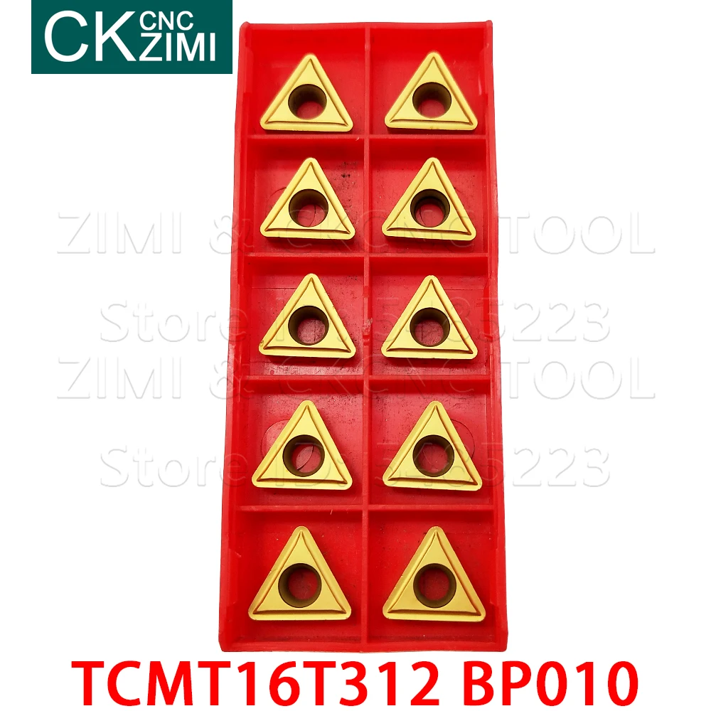 Ferramentas de inserção giratória externa, ferramentas de torno cnc tcmt32, 10p bpbp010 tcmt32 53 para aço inoxidável