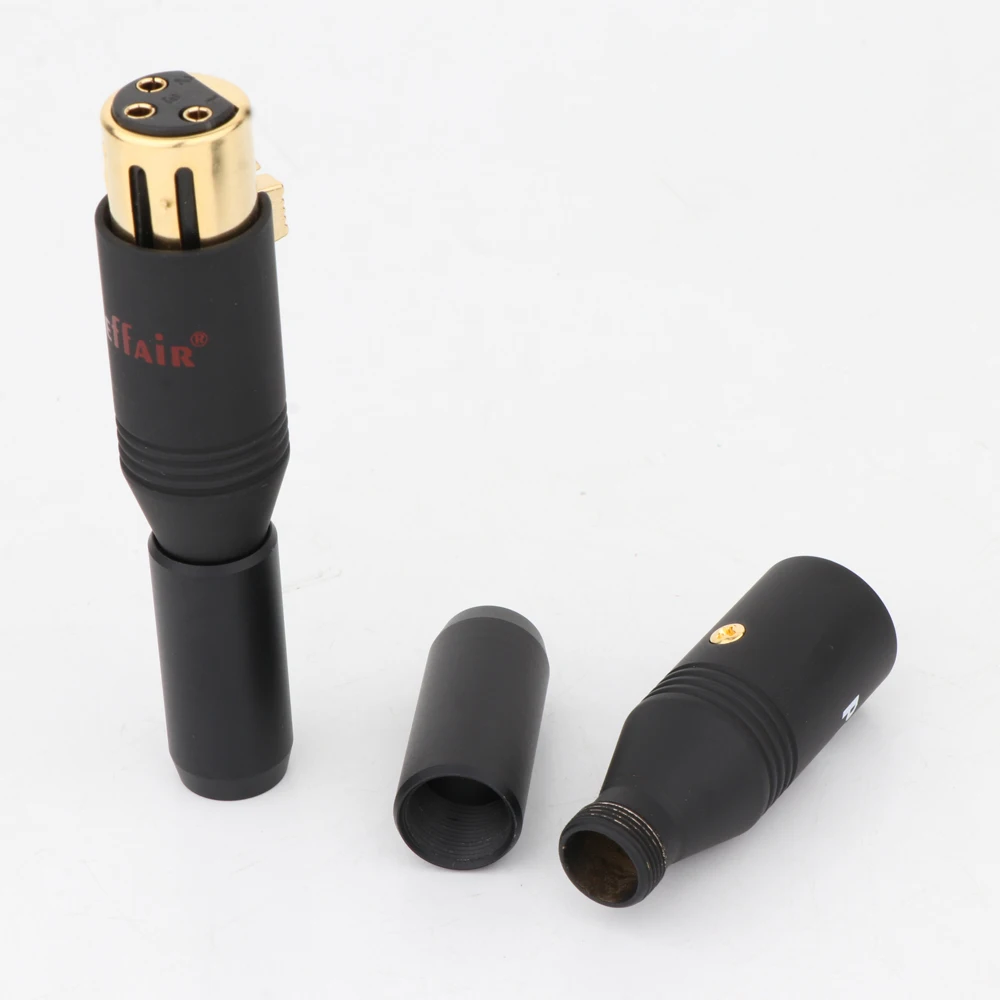 Preffair vergoldeter XLR-Stecker, 3-poliger Audio-Balance, XLR-Kabelmontage, symmetrischer Audio-Stecker, männlich oder weiblich – Detail 6
