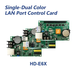 Async Single Dual Color Control Card Huidu HD E62 E63 E64 Controller for LED Adversting Message Board