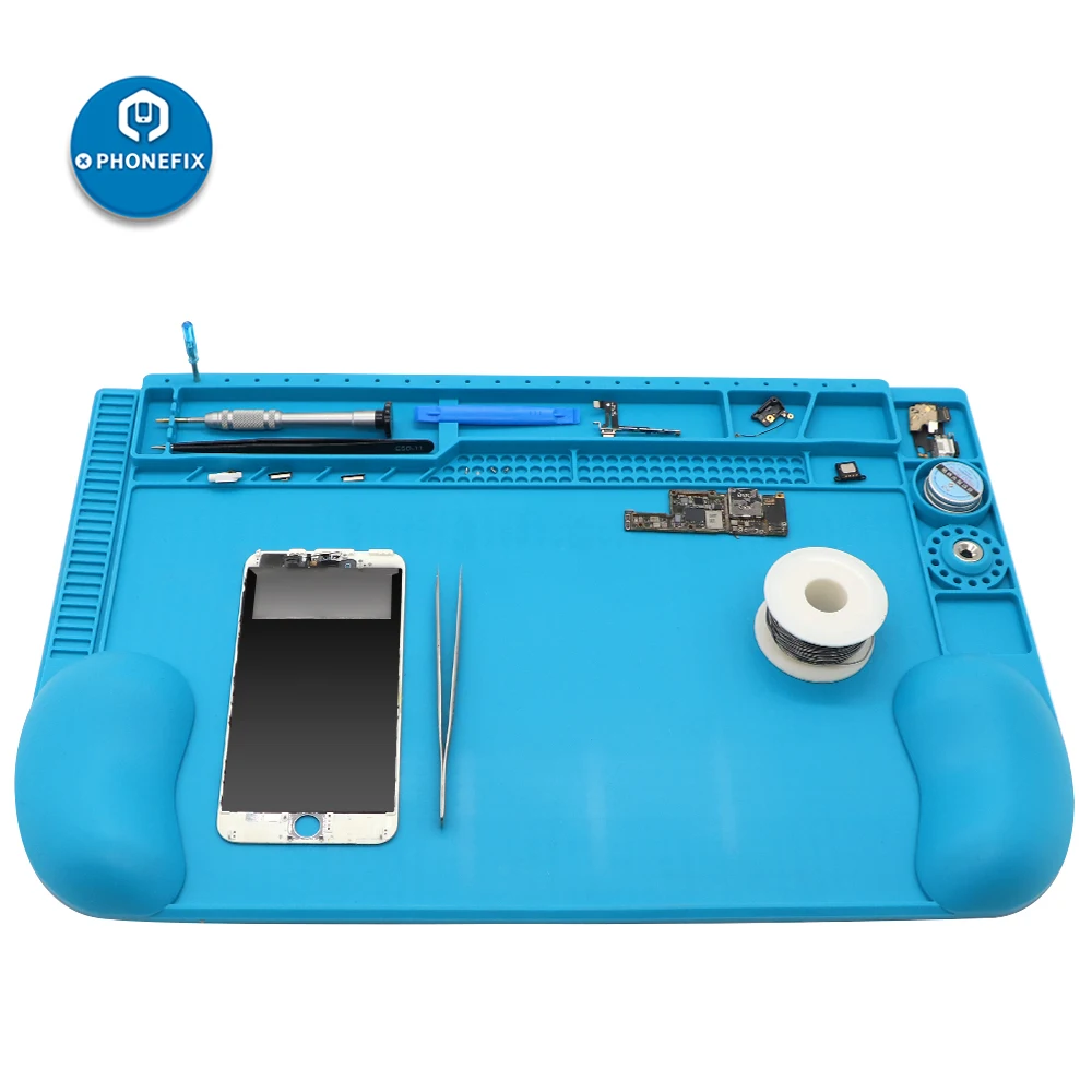 3D superficie Convessa Magnetica Del Silicone di Saldatura Zerbino Elettronica 3D Riparazione Pad per il Telefono Cellulare di Elettronica di Saldatura di Riparazione