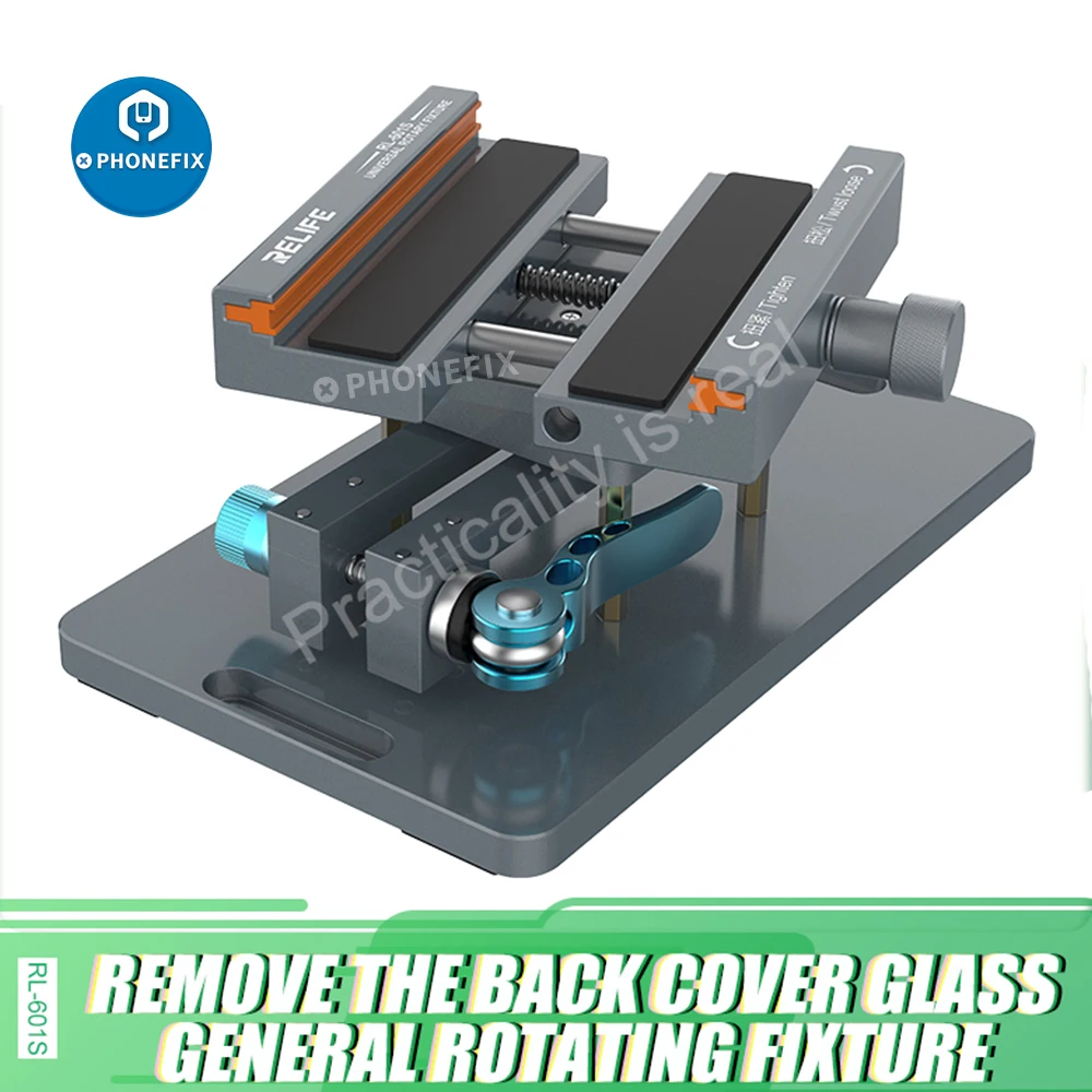 RELIFE RL-601S Rotating Holder Fixture For iPhone Android Phone Back Cover Glass Removal Housing Motherboard Battery Repair Tool