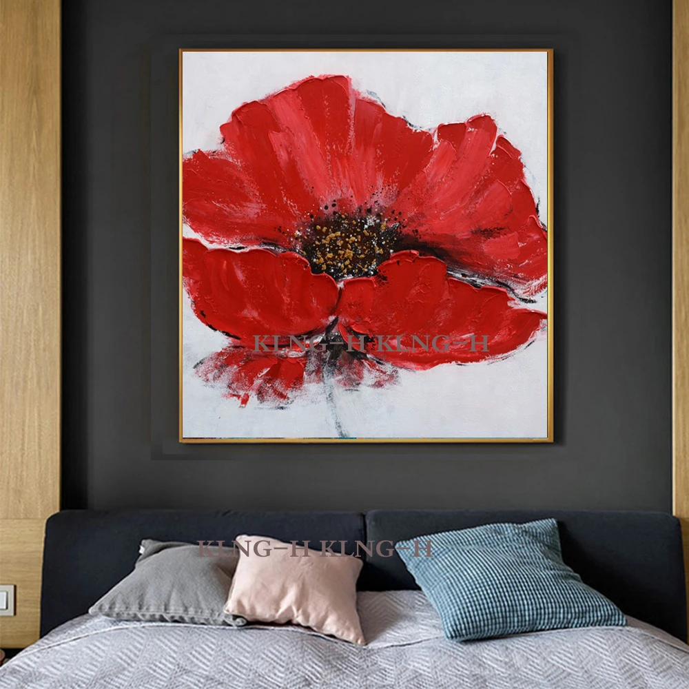 The big gift flower of nature for manual sheet wall paintings of paintings depicting the adornment of the bedroom of the sitting