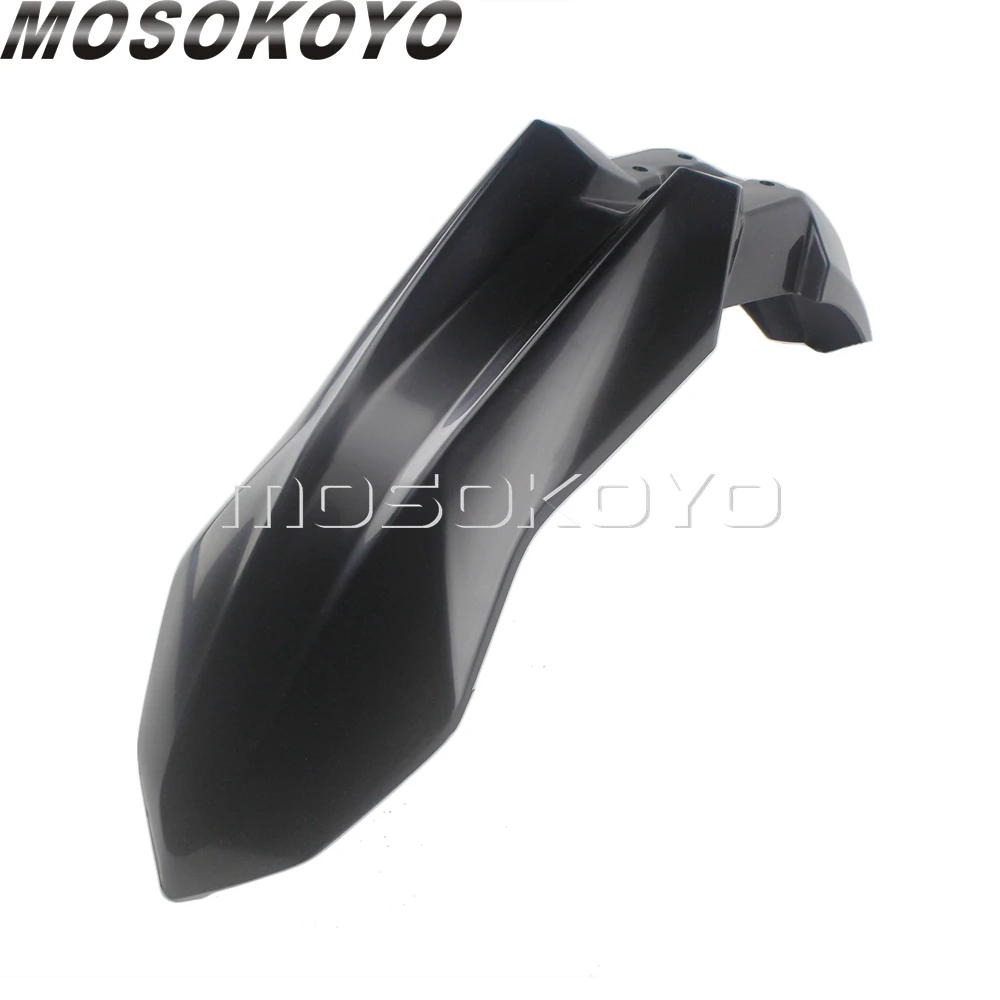 Supermoto Front Fender For Kawasaki D-Tracker X 250  Black Moudguard Protector For Kawasaki KLX250  KLX250S KLX250SF 2008-2019