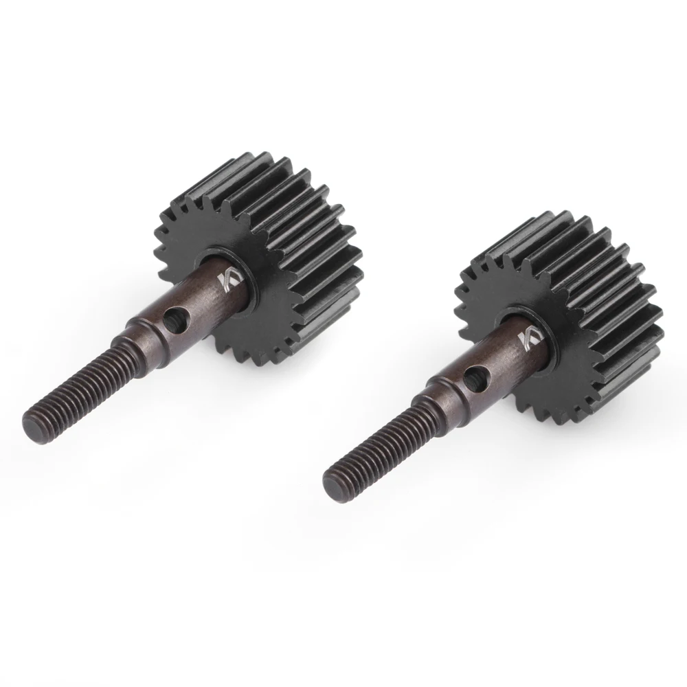 

KYX Racing 23T Hardened Steel Portal Drive Output Spindle Gear w/ Portal Stub Axle Drive Shaft for RC Crawler Traxxas TRX4 TRX6